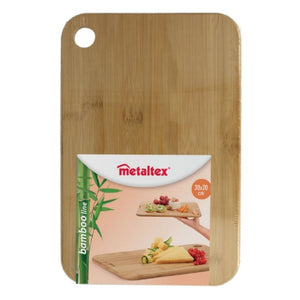 TABLA DE COCINA DE BAMBÚ RECTANGULAR P/ COLGAR 30X20 CMS 569065