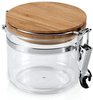 CEREALERO CILÍNDRICO CON TAPA DE BAMBÚ 0.4 LITROS 187100