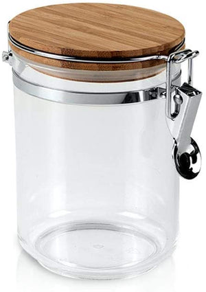 CEREALERO CILÍNDRICO CON TAPA DE BAMBÚ 0.6 LITROS 187102