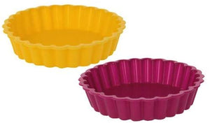 SET DE 2 MOLDES DE SILICON PARA TARTALETAS 10.5 CMS 252384