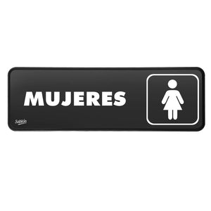 SEÑAL BAÑO  MUJERES 23X7.5 7919