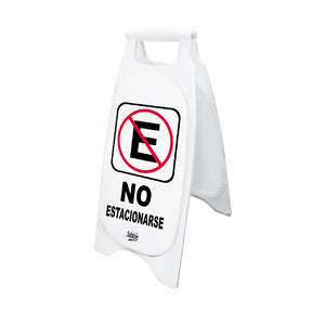 CABALLETE PLASTICO  NO ESTACIONARSE 7887