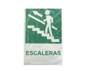SEÑALAMIENTO ESTIRENO ESCALERAS 20 X30 CMS