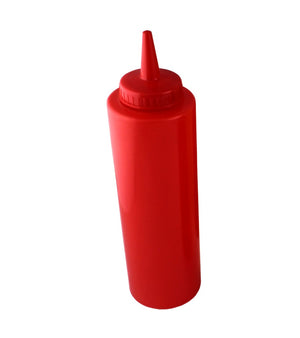 BOTELLA DISPENSADORA PLASTICO ROJA 8 OZ 023-001-009